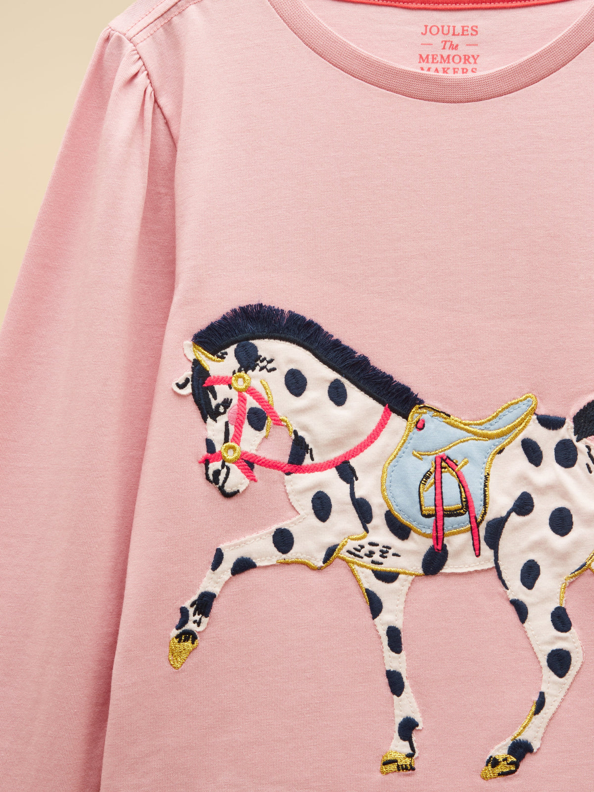 Joules Ava Top - Pink Horse