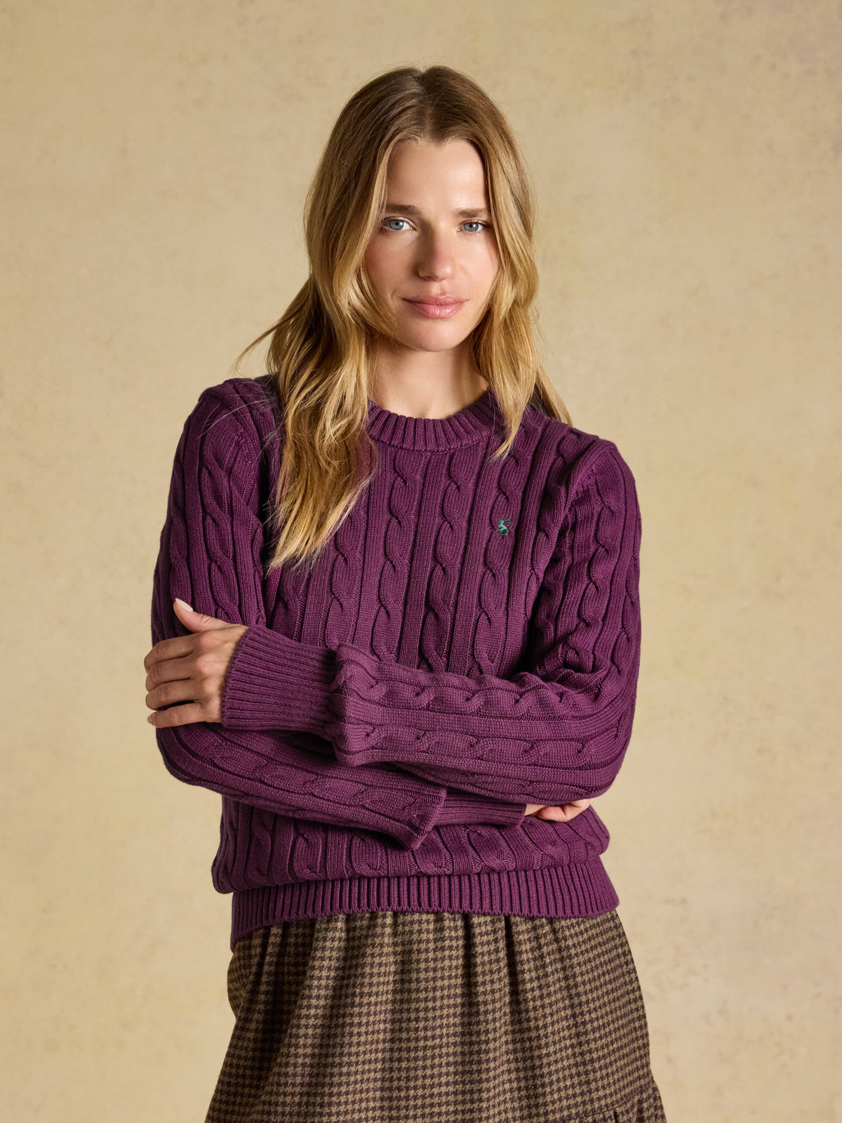 Joules Classic Cable - Wine