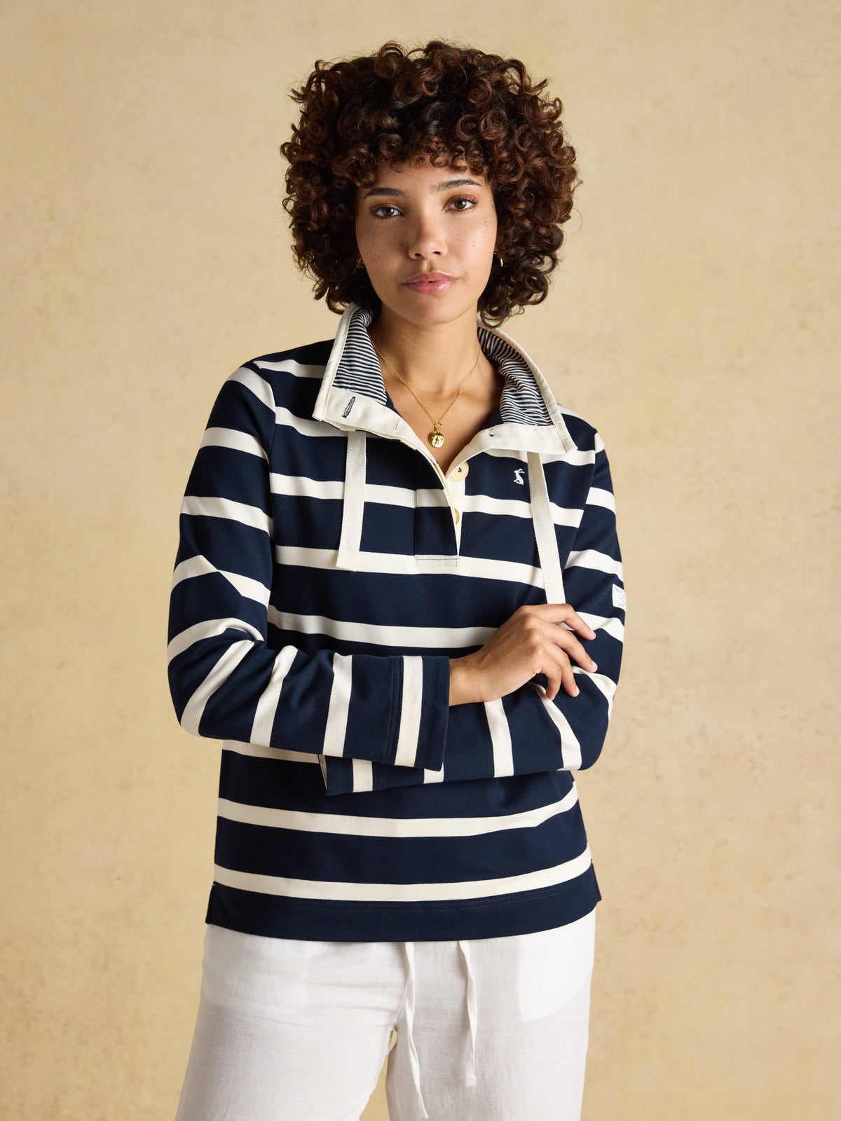Joules Saunton - Navy Cream*