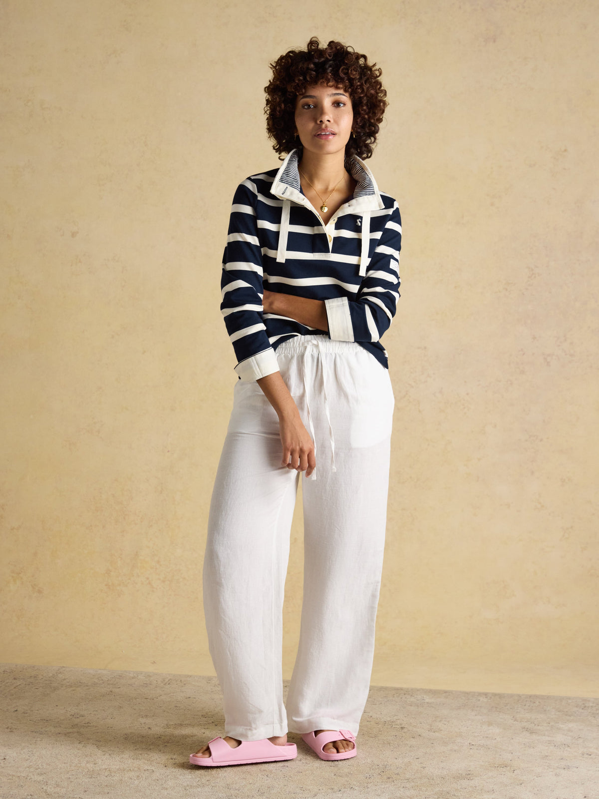 Joules Saunton - Navy Cream*