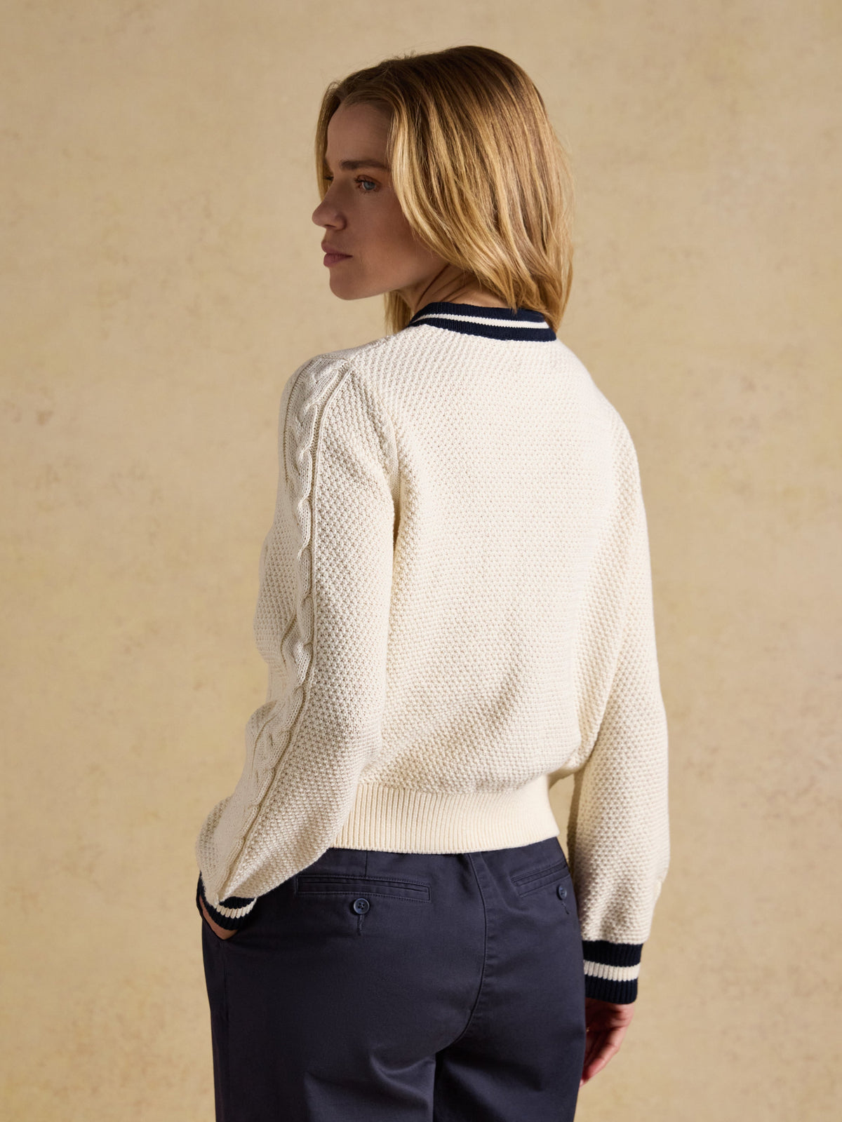 Joules Crew Neck Cardigan*