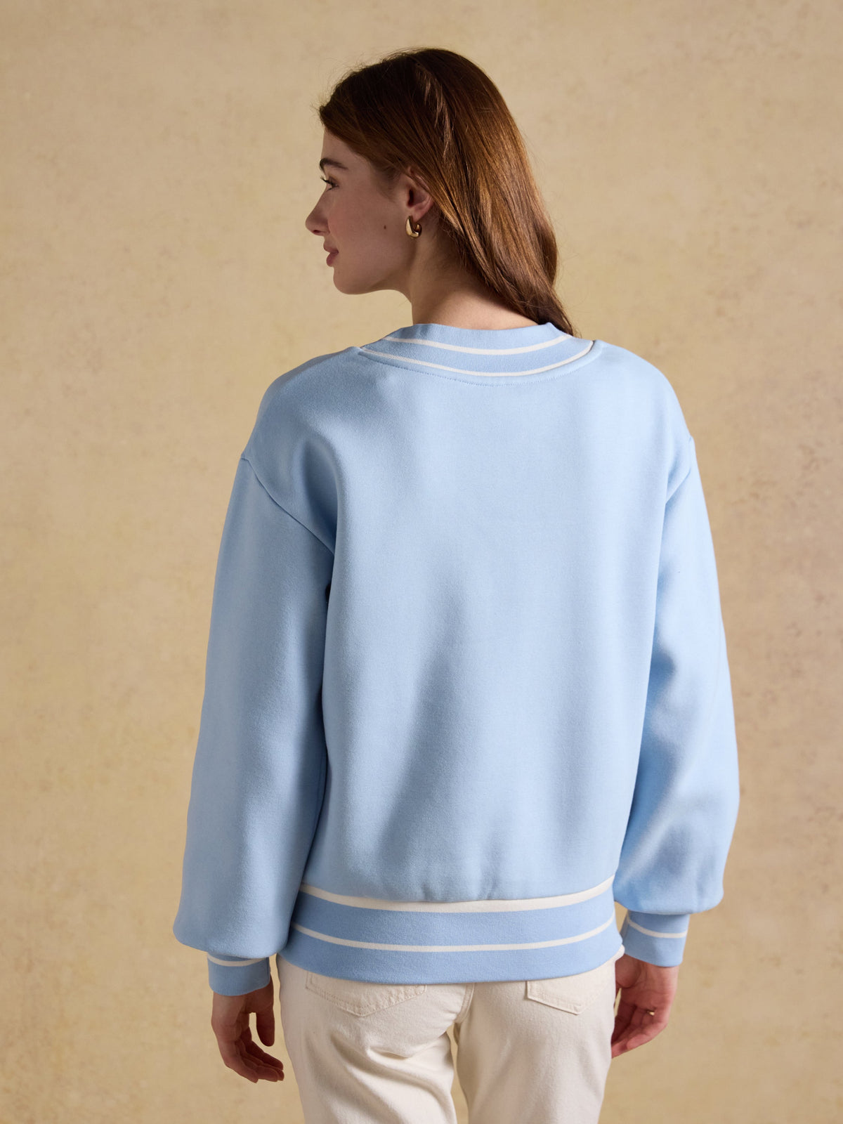 Joules Varsity Sweater - Blue