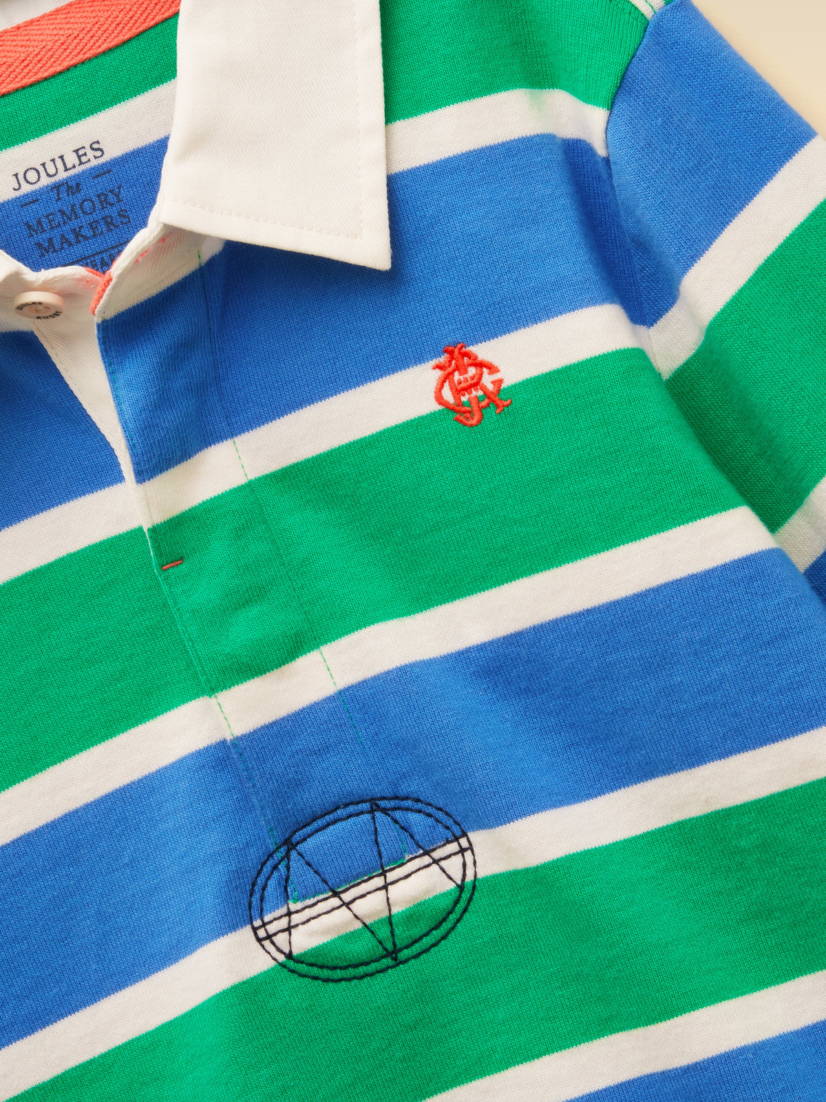 Joules Ruby Shirt - Green Stripe