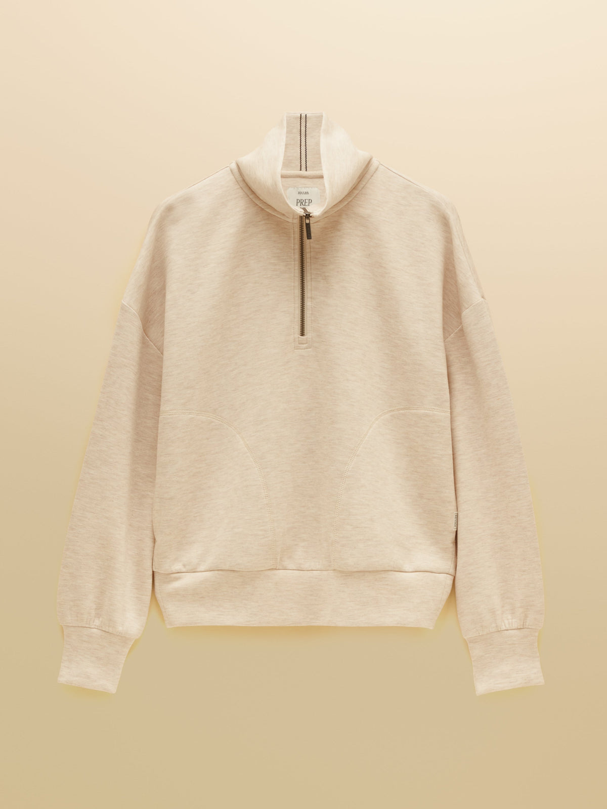 Joules Luxe Club Half Zip - Oat