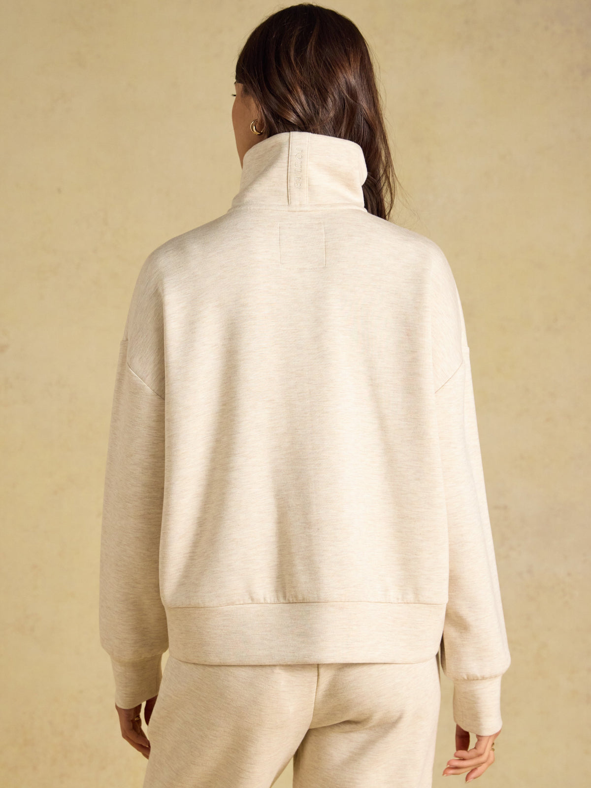 Joules Luxe Club Half Zip - Oat