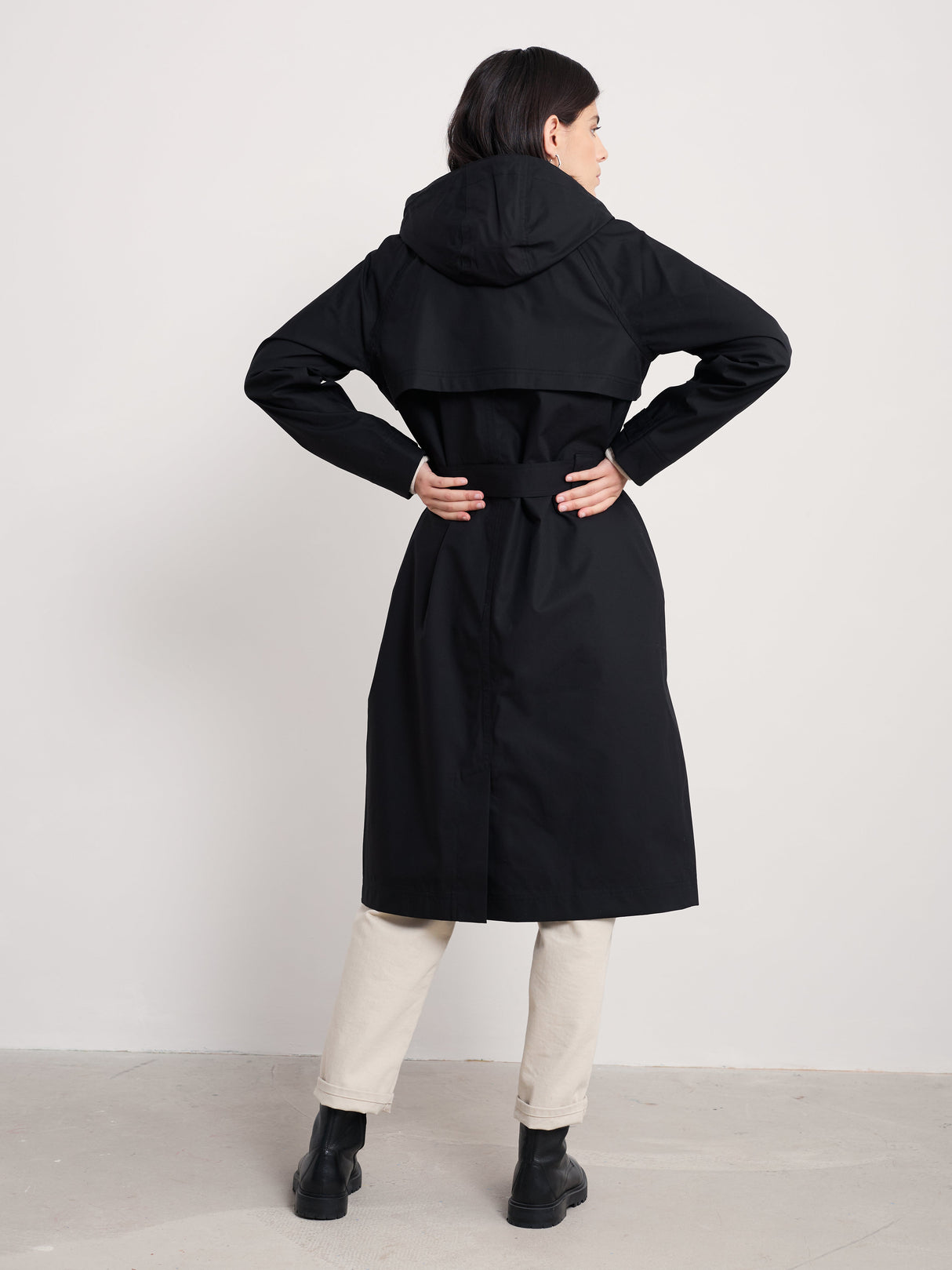 Seasalt Penweathers Trench Coat - Black