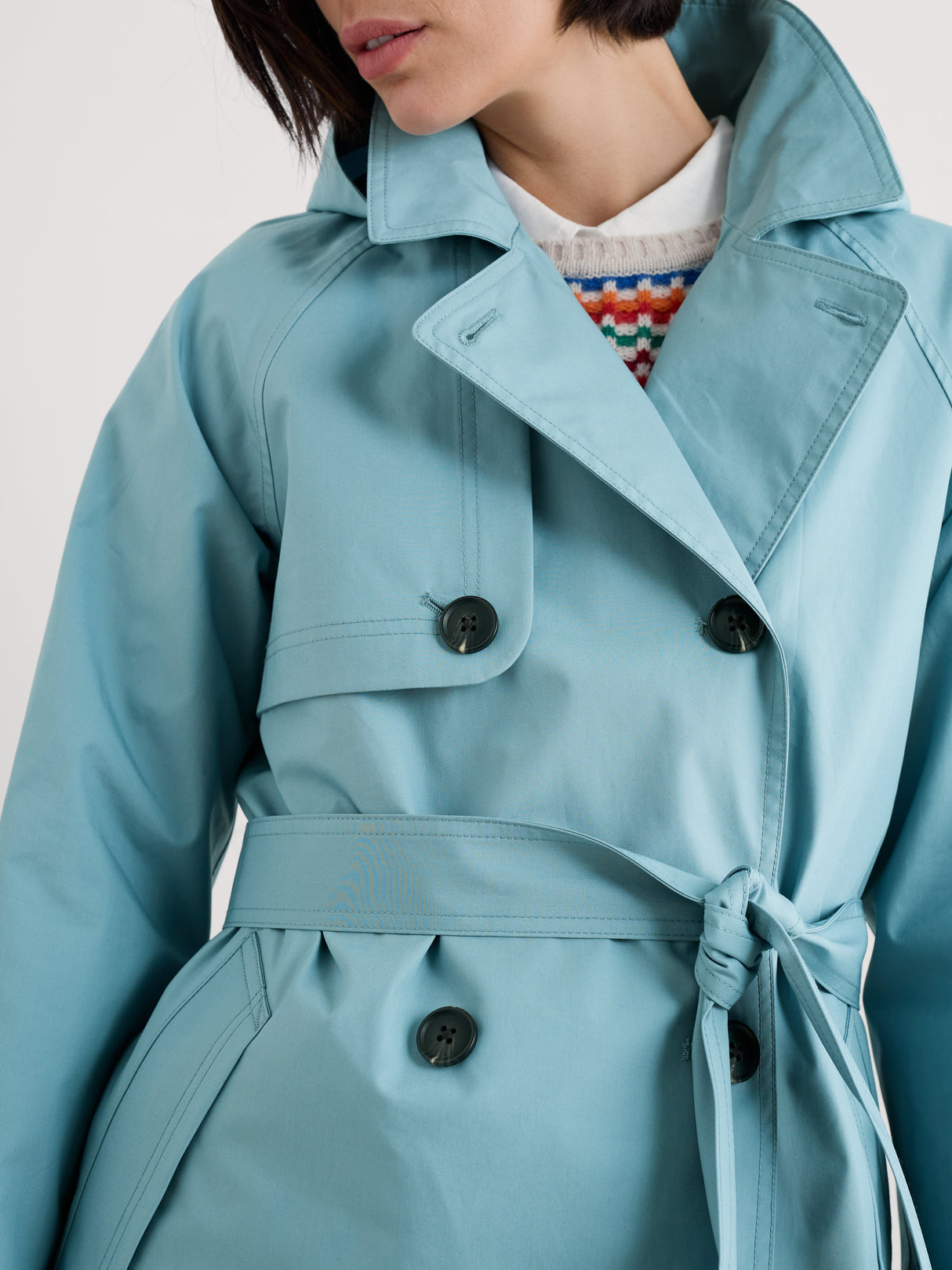 Seasalt Penweathers Trench Coat - Hail