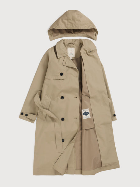 Seasalt Penweathers Trench Coat - Seed