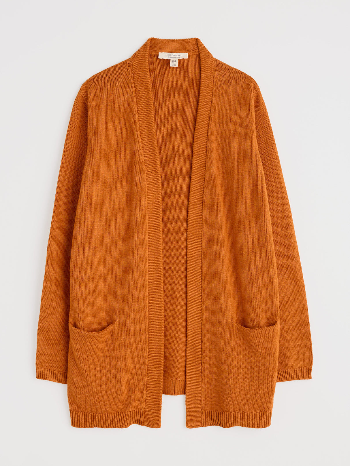 Seasalt Riverboat Long Cardigan - Cumin