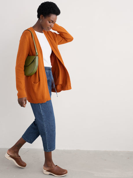 Seasalt Riverboat Long Cardigan - Cumin