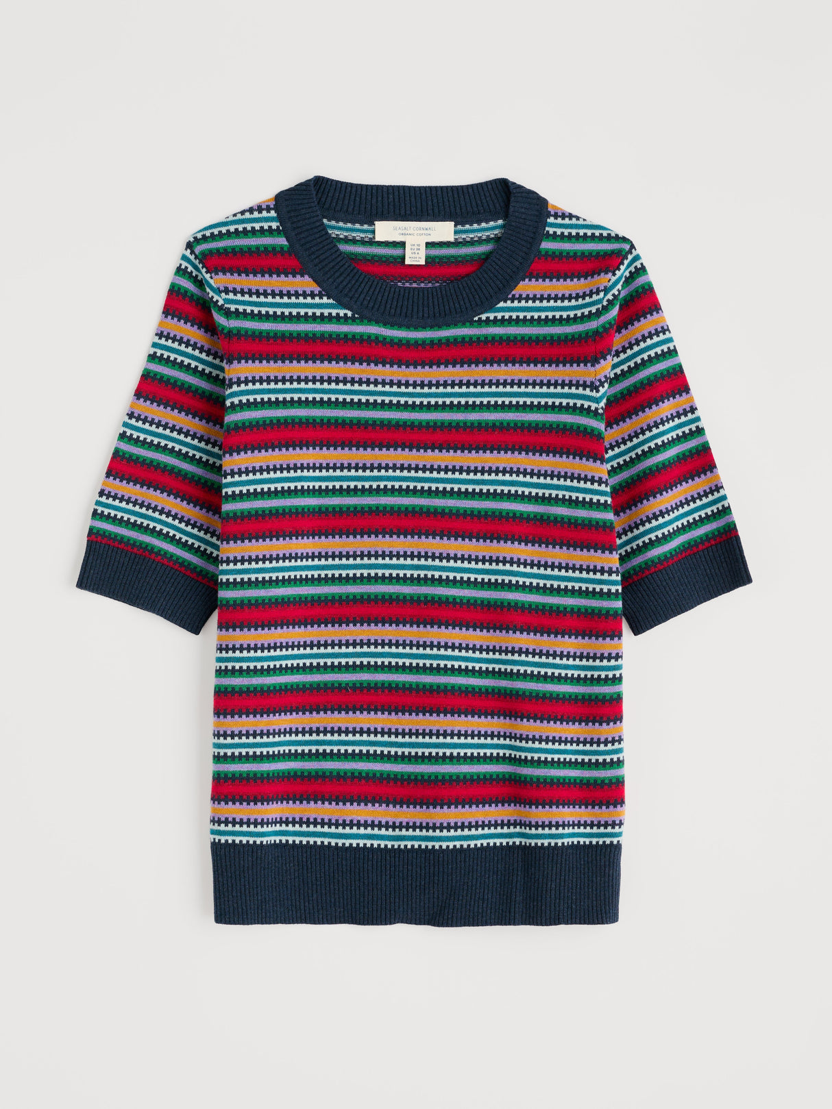 Seasalt Rock Bell Top - Zig Zag Clover Maritime Multi