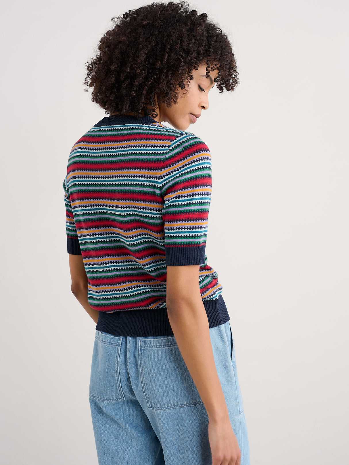 Seasalt Rock Bell Top - Zig Zag Clover Maritime Multi