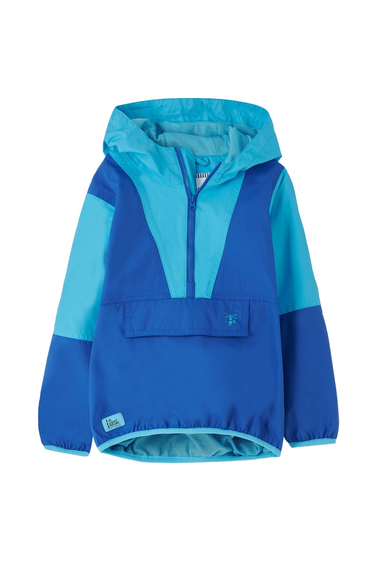 Lighthouse Ryan Half Zip Coat -
Bright Blue/Navy