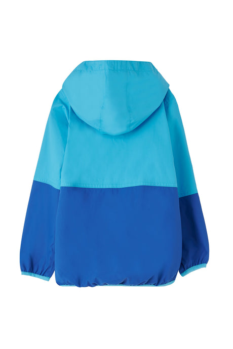 Lighthouse Ryan Half Zip Coat - 
Bright Blue/Navy