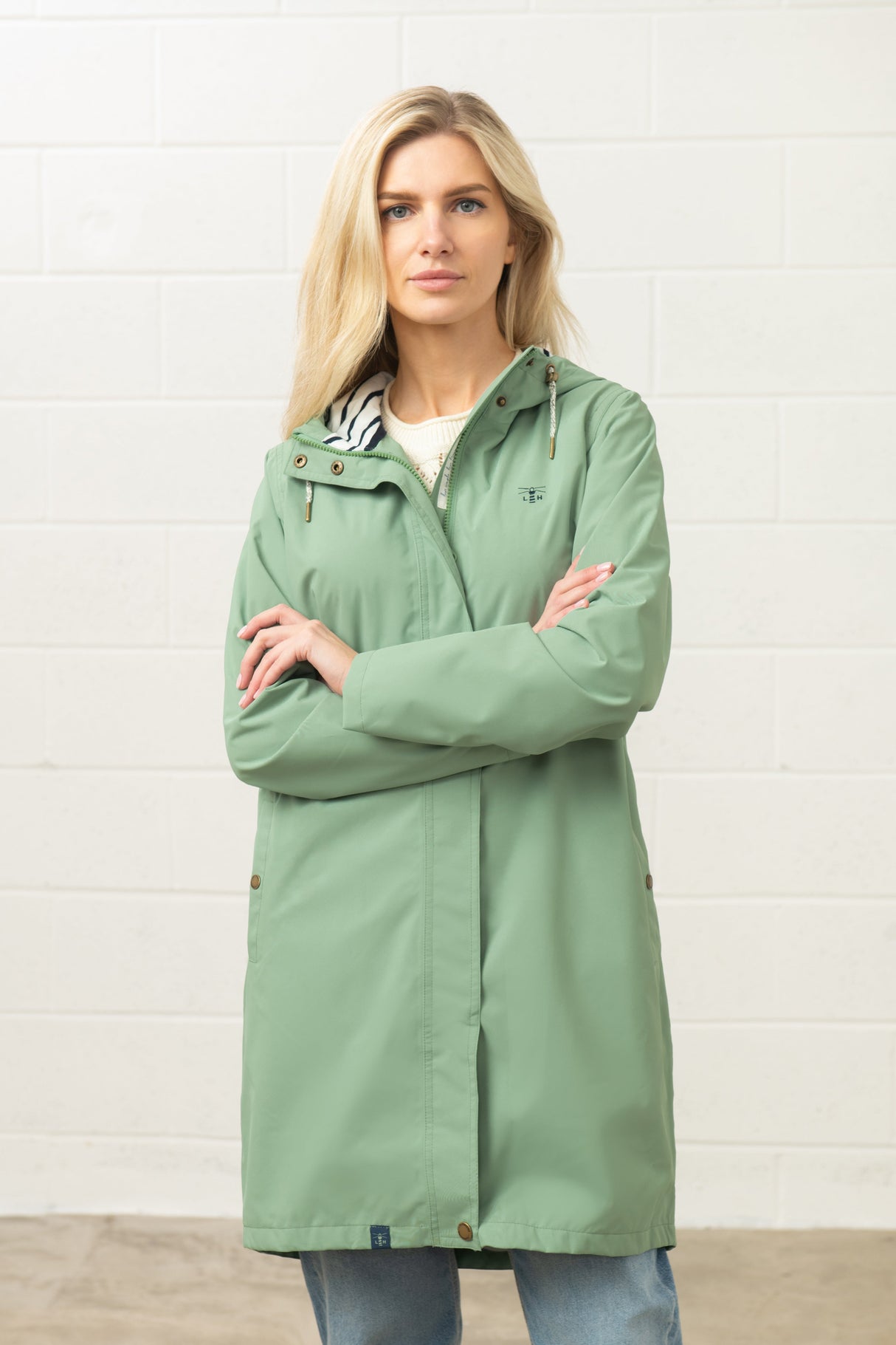 Lighthouse Beachcomber Long II
 Coat - Soft Sage