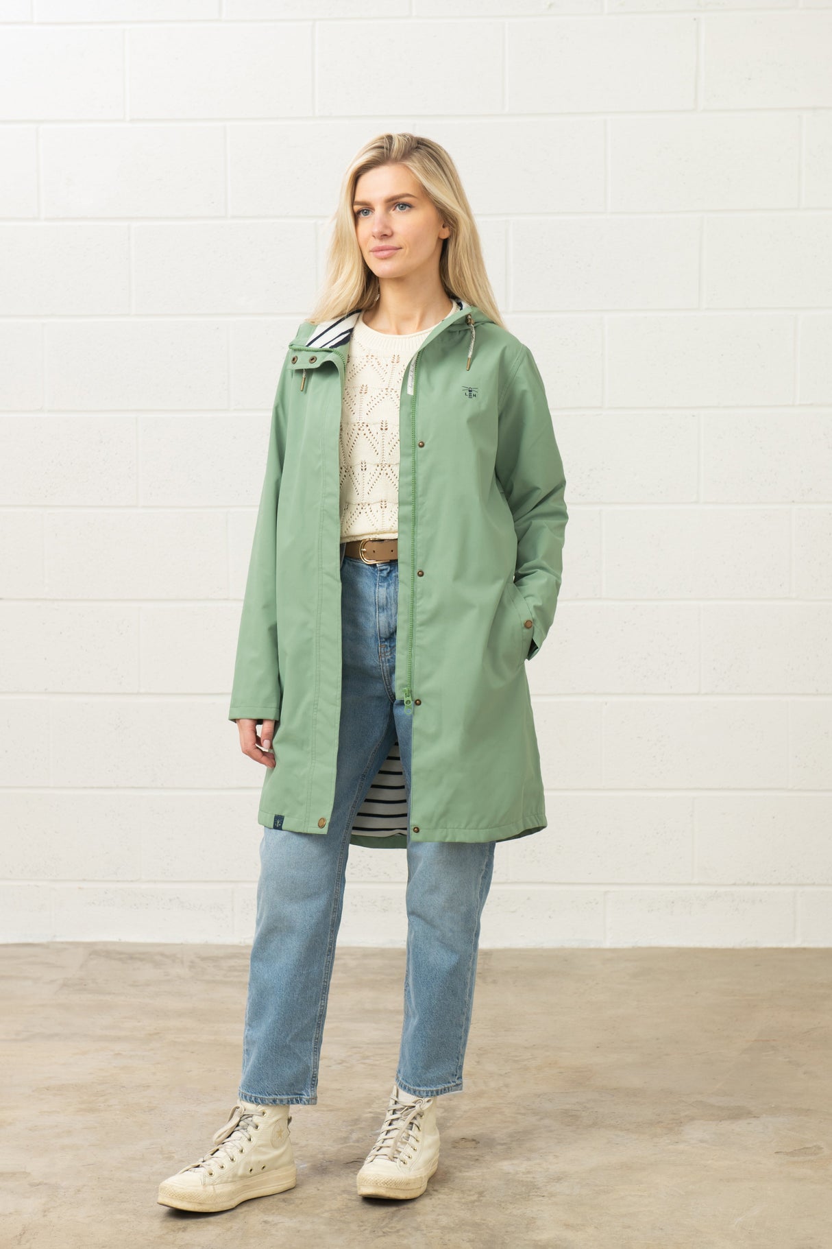 Lighthouse Beachcomber Long II
 Coat - Soft Sage