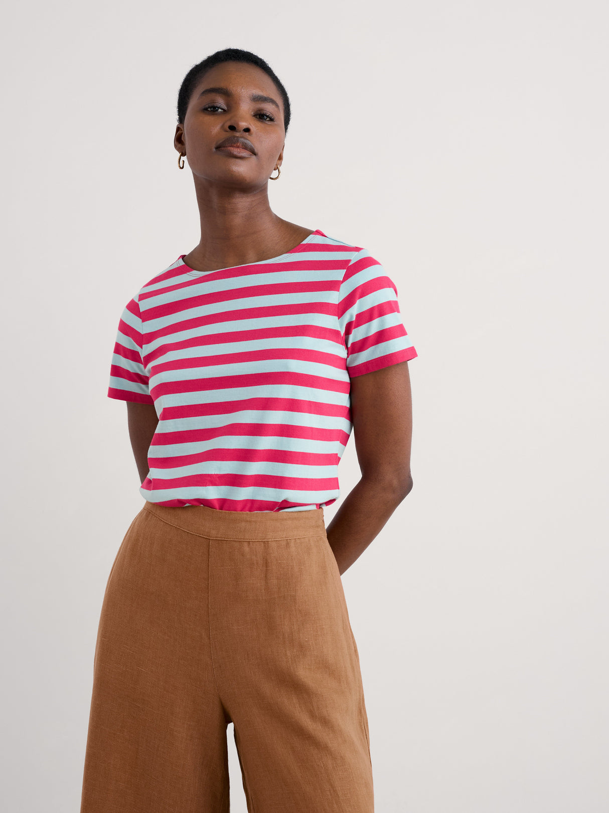 Seasalt Sailor T-Shirt - Scallion Raspberry