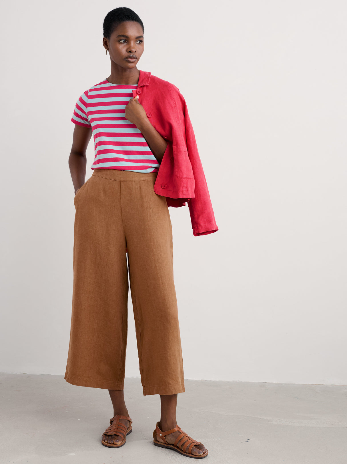 Seasalt Sailor T-Shirt - Scallion Raspberry
