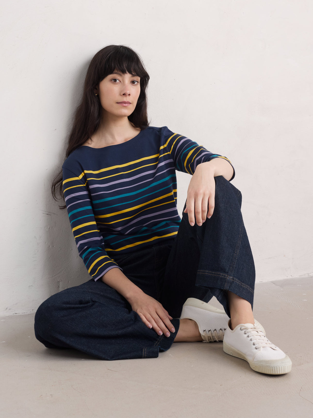 Seasalt Sailor Top - Falmouth Tri Shore Maritime Gorse