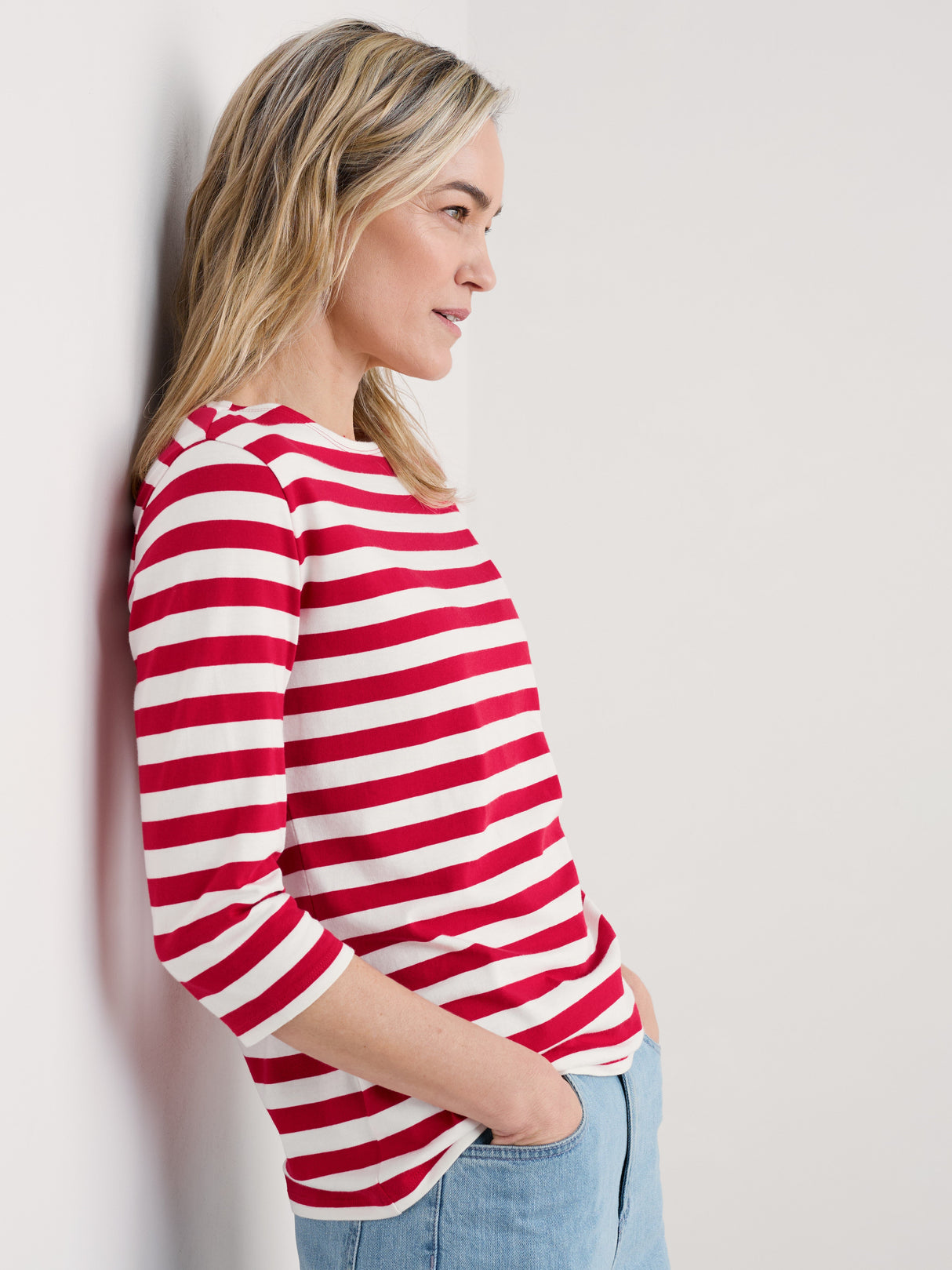 Seasalt Sailor Top - Scallion Scarlet