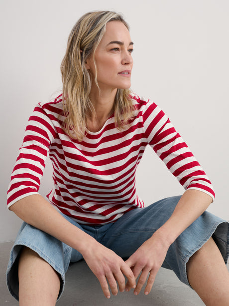 Seasalt Sailor Top - Scallion Scarlet