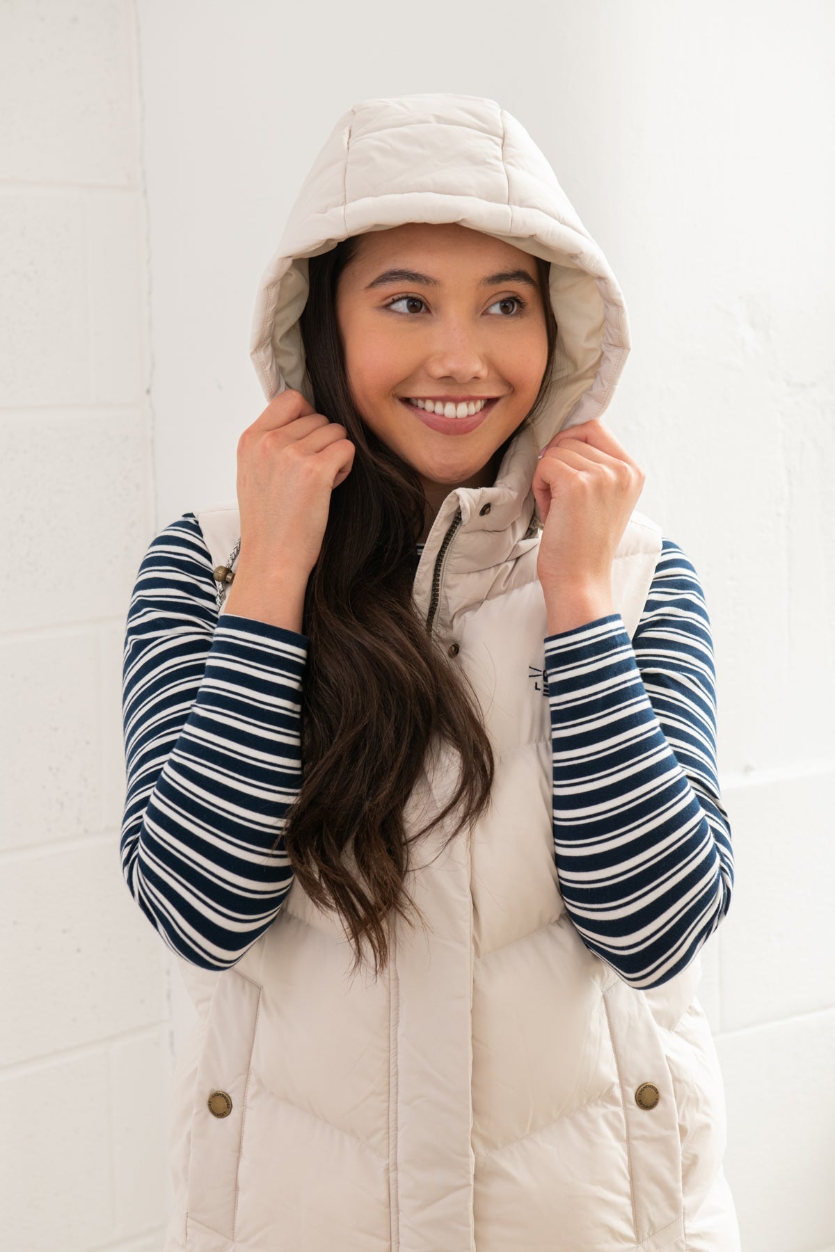 Lighthouse Savannah Ladies Long Gilet - Irish Cream*