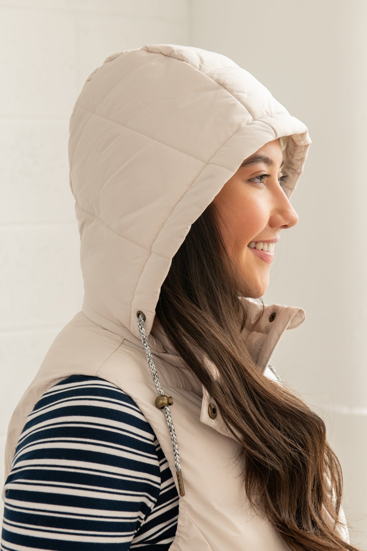 Lighthouse Savannah Ladies Long Gilet - Irish Cream*