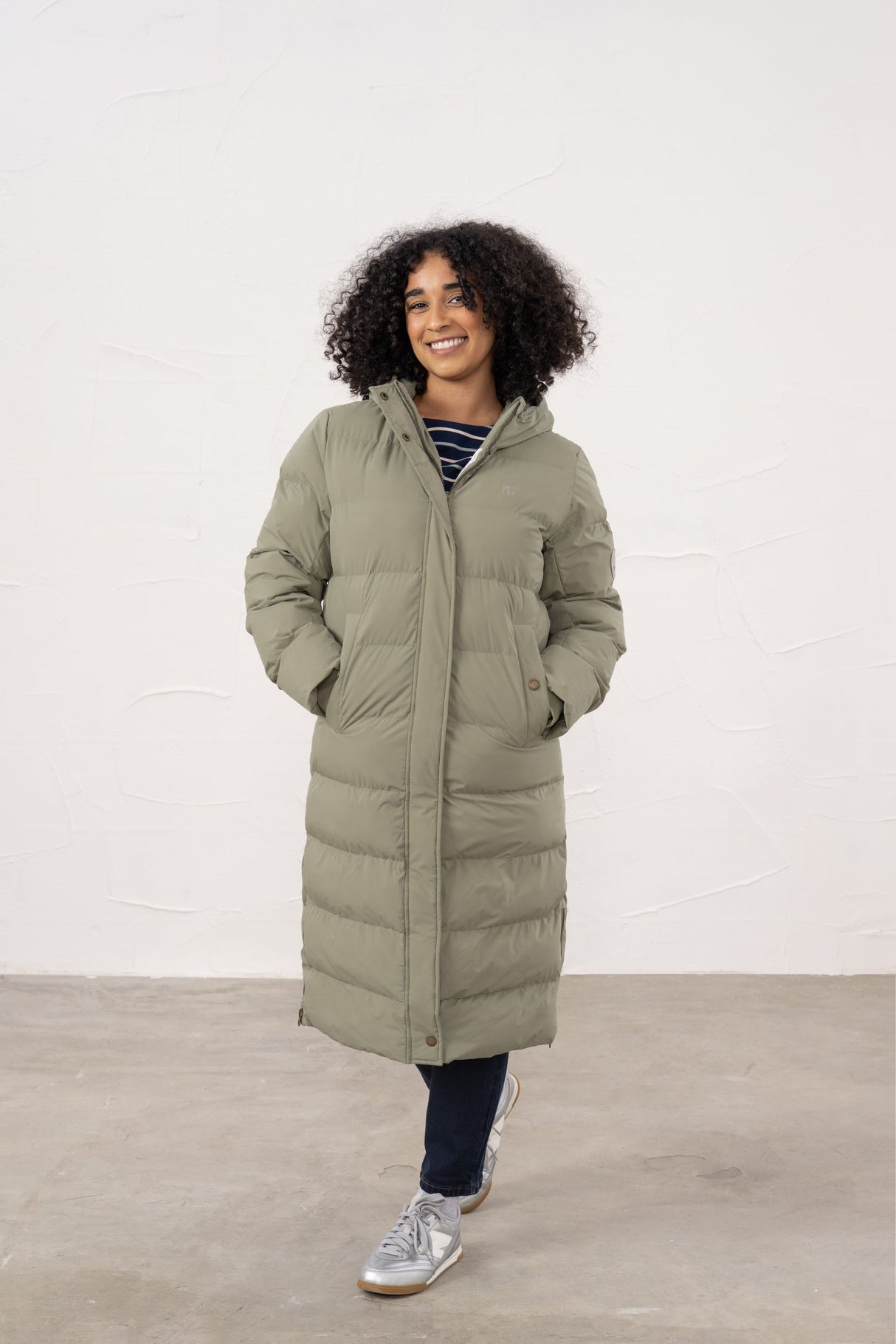 Lighthouse Savannah Ladies Long Coat - Brushwood