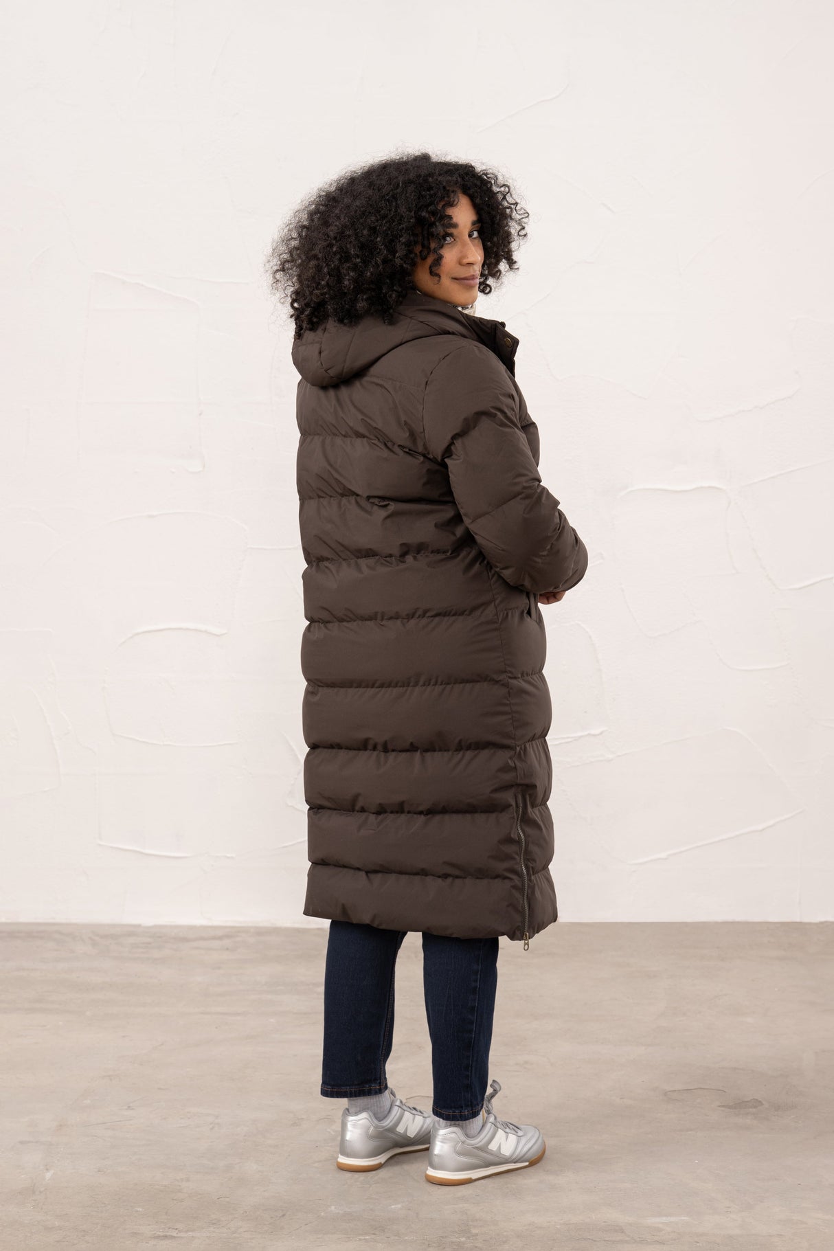 Lighthouse Savannah Ladies Long Coat - Cocoa