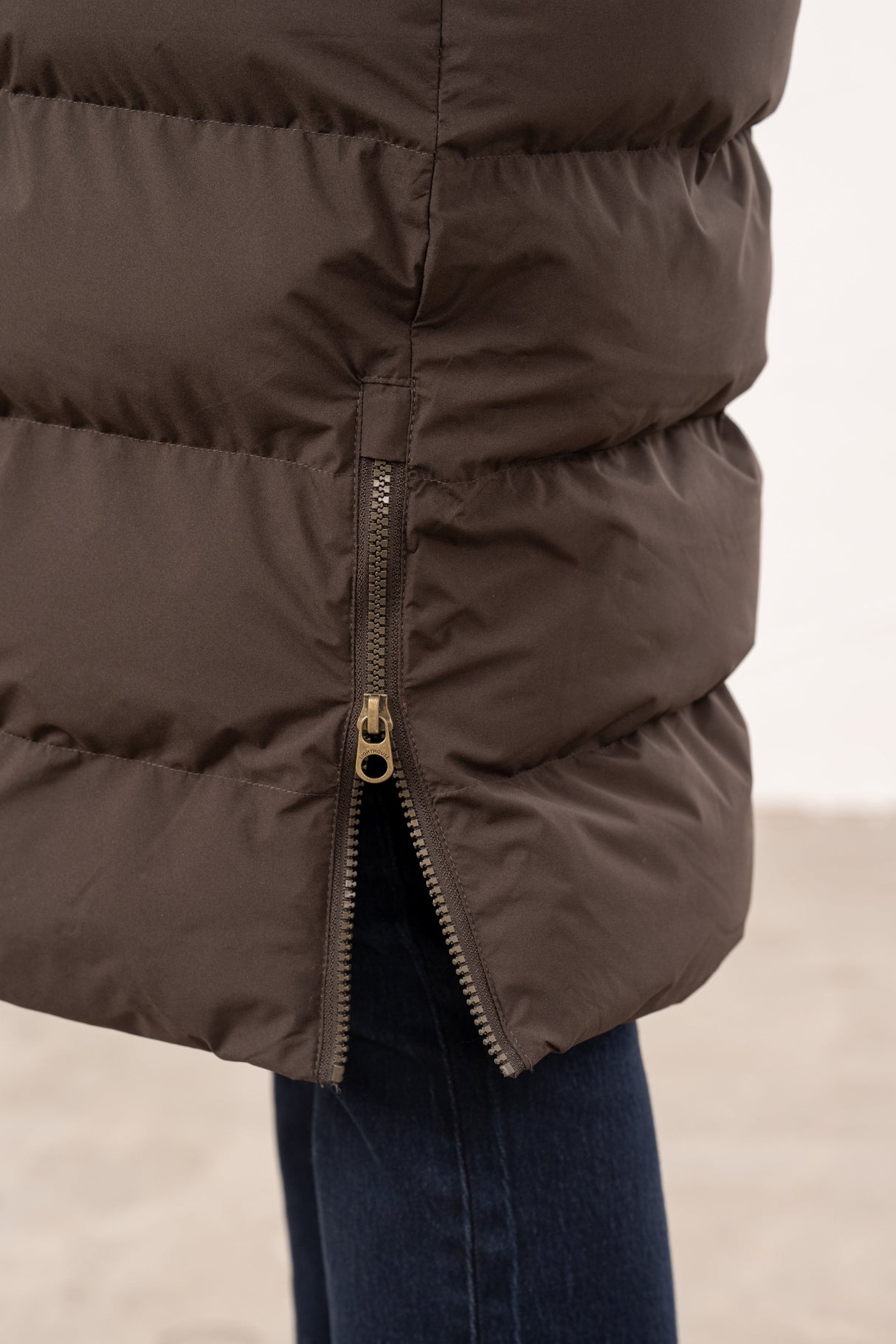 Lighthouse Savannah Ladies Long Coat - Cocoa