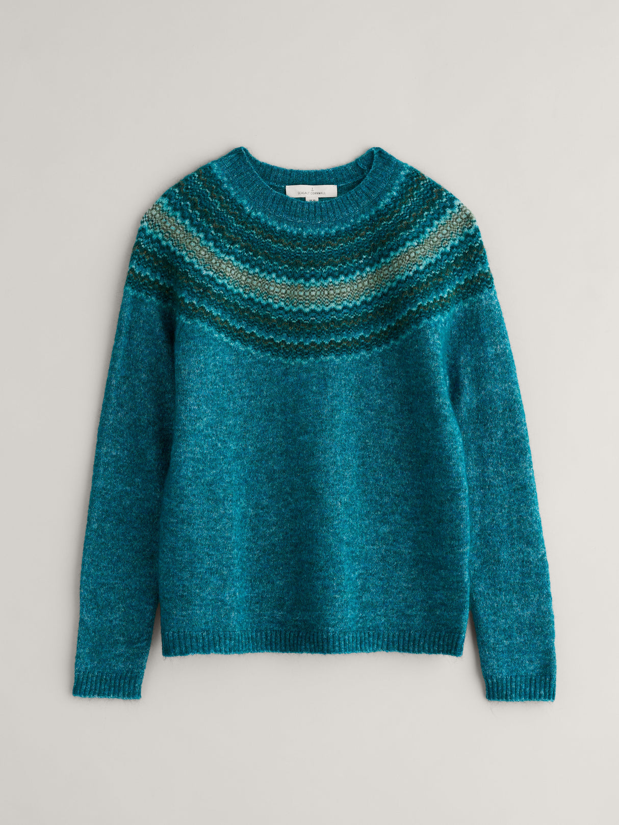 Seasalt Spruce Frost Mohair Jumper - Swirling Lake MIx