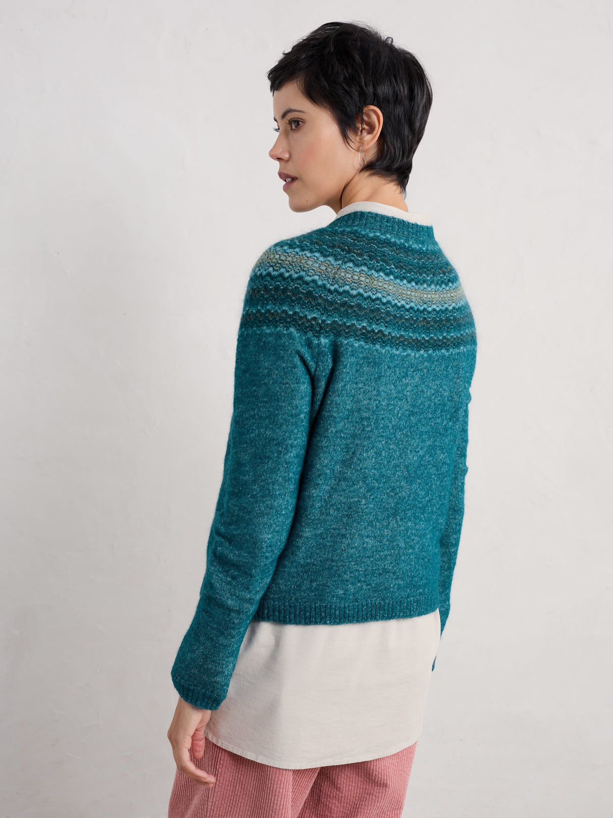 Seasalt Spruce Frost Mohair Jumper - Swirling Lake MIx