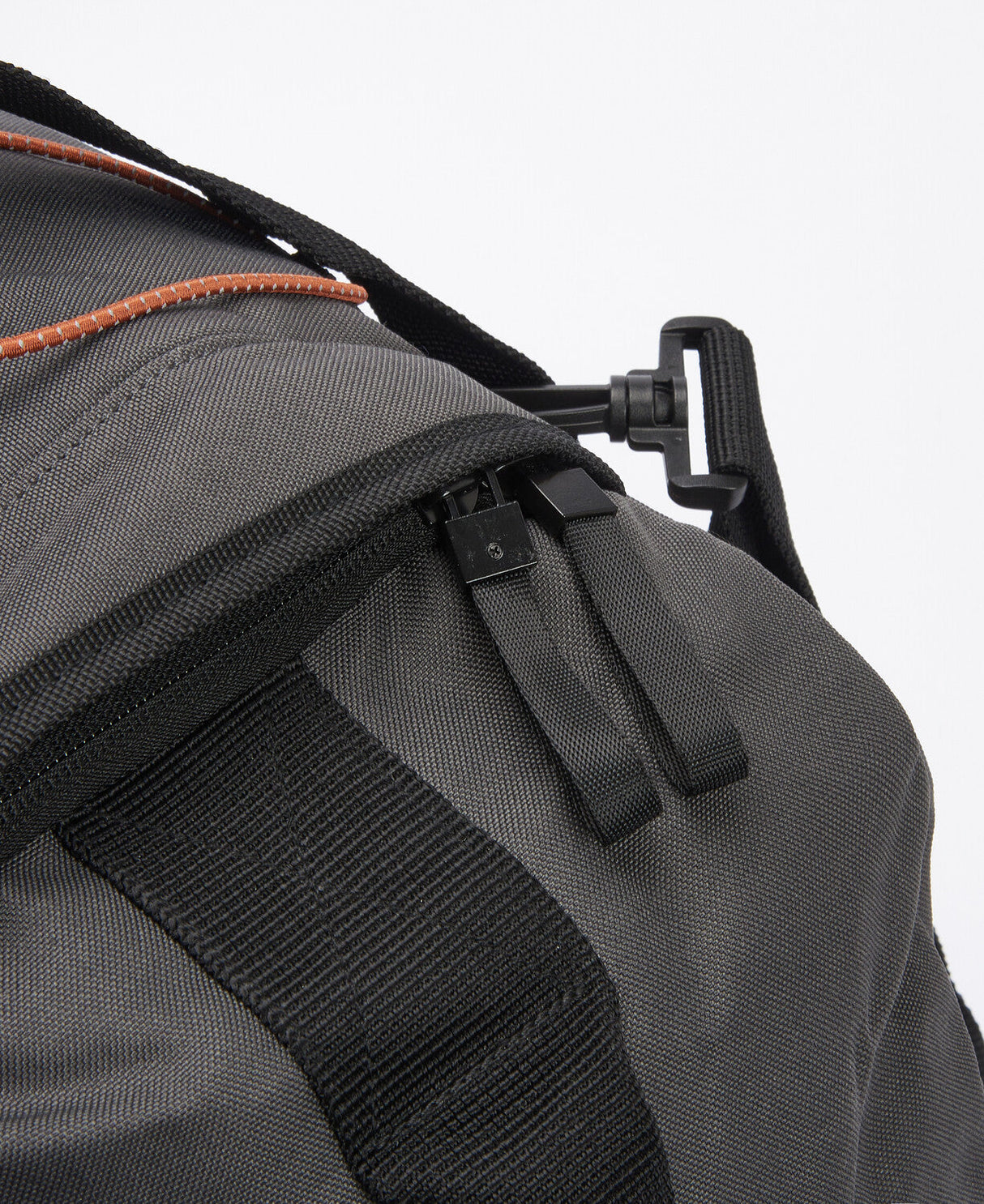 Barbour Arwin Canvas Duffle Bag - Charcoal/Ginger