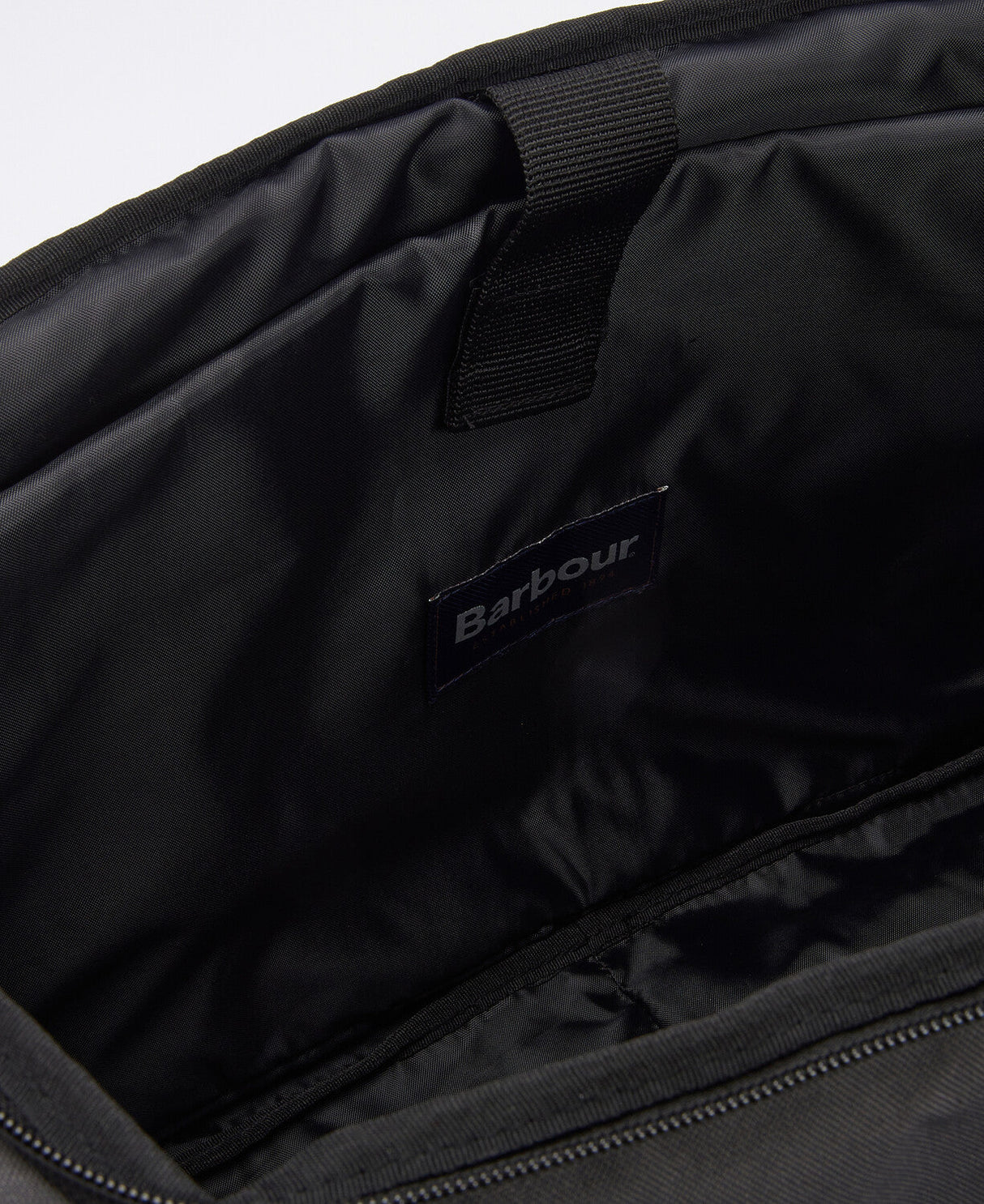 Barbour Arwin Canvas Duffle Bag - Charcoal/Ginger