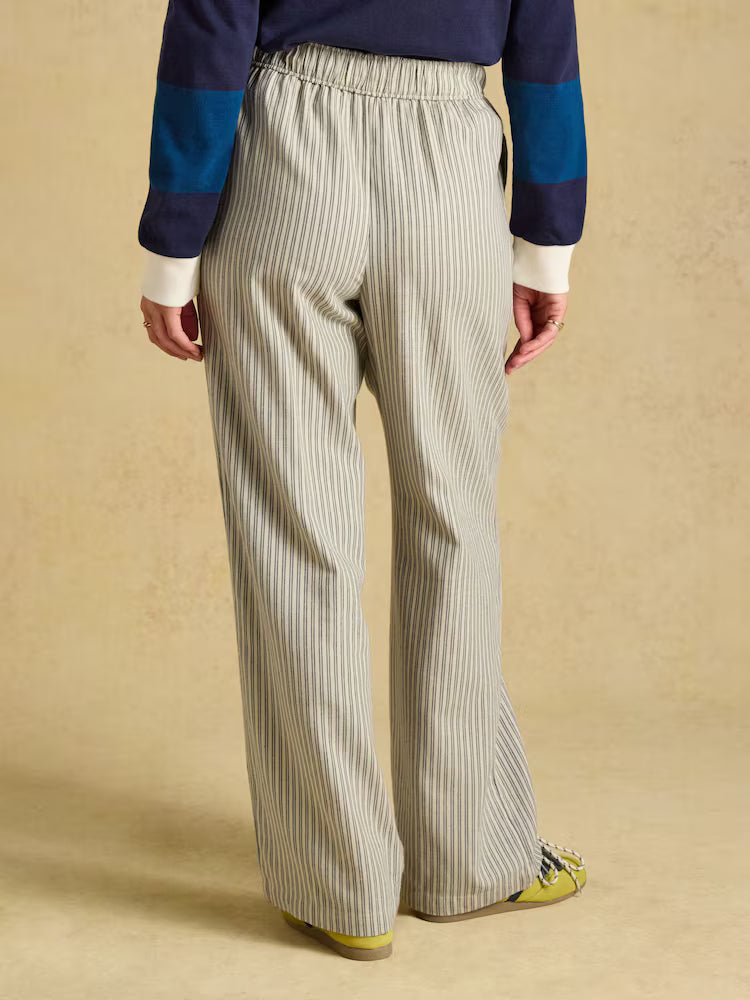 Joules Hallie Flannel - Navy Stripe