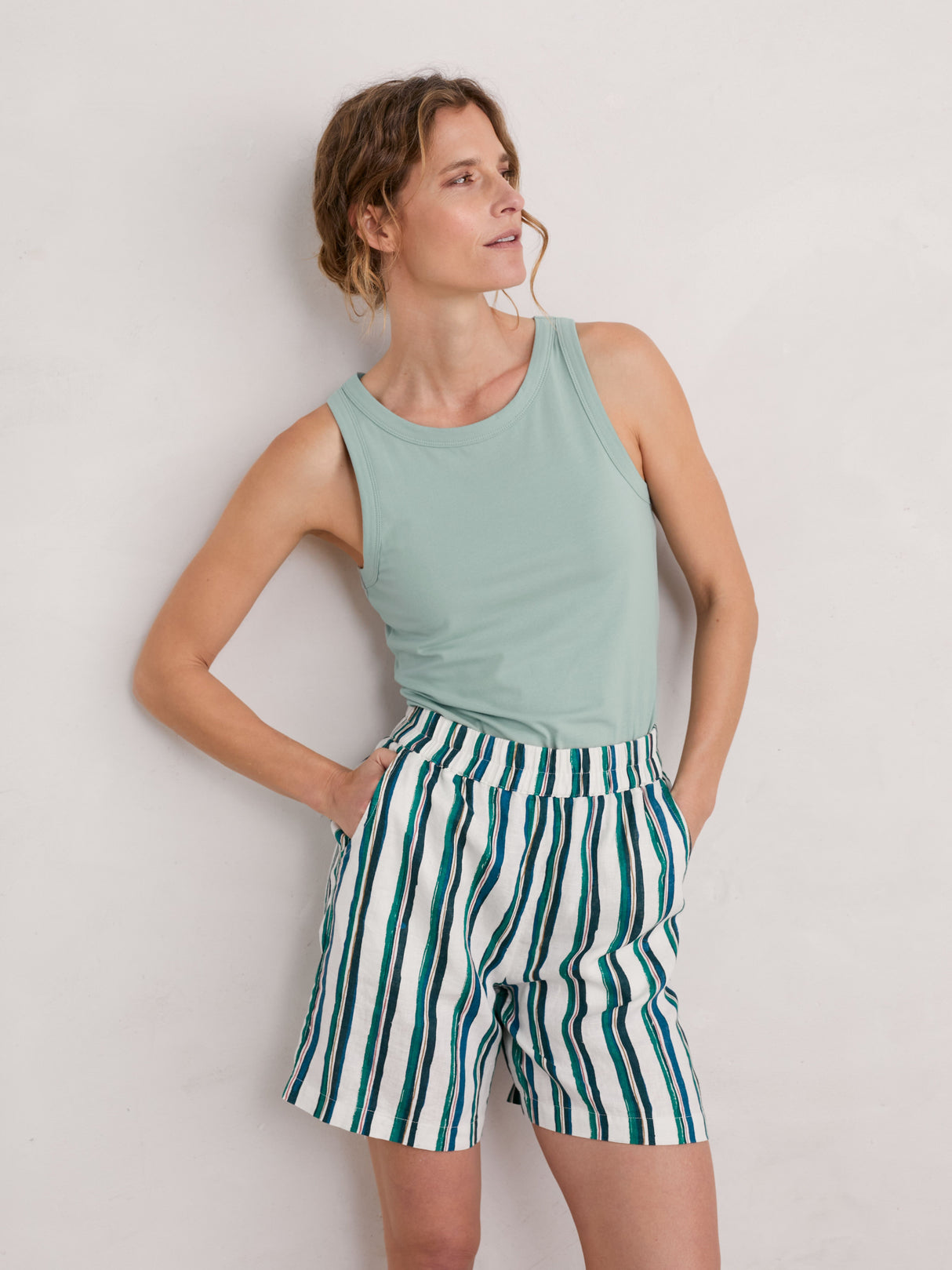 Seasalt Wild Plain Vest - Bird Egg