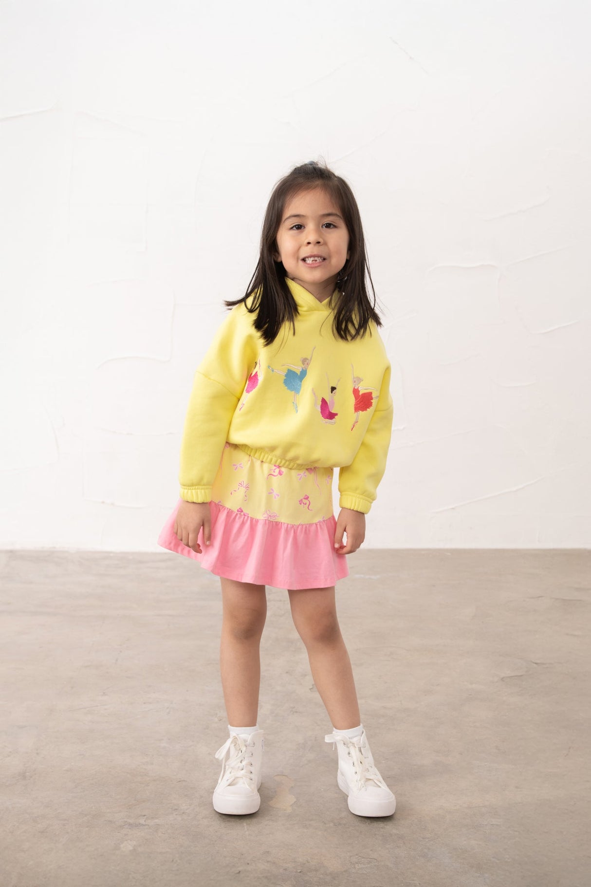 Lighthouse Saskia Skort - Lemon Bow