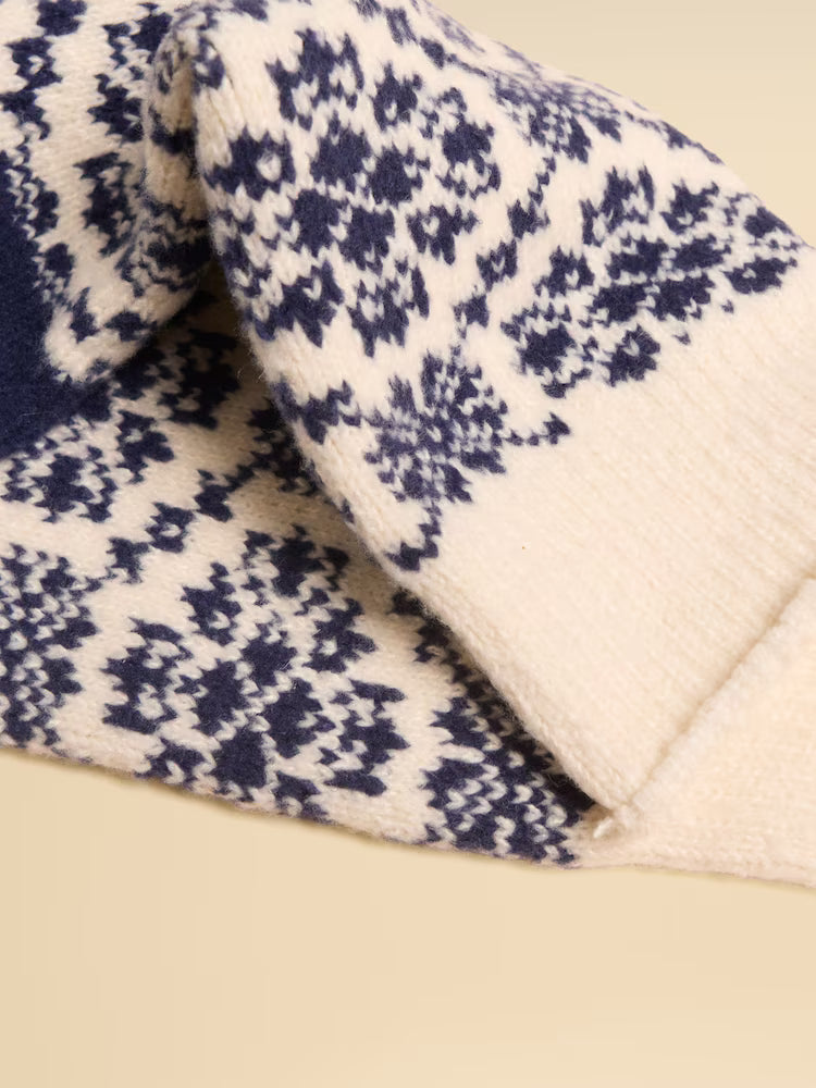 Joules Cosy Geo - Navy Geo