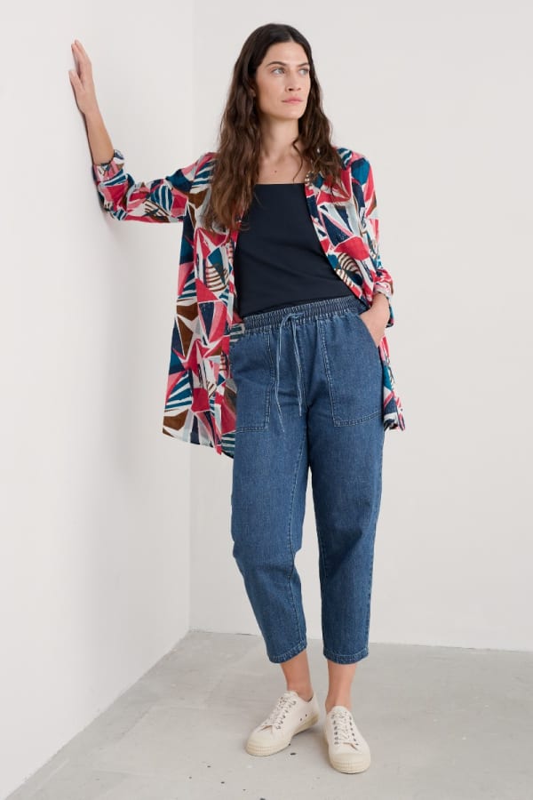 Seasalt Wren Flutter Shirt - Spinnaker Sails Chalk