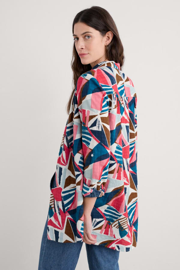 Seasalt Wren Flutter Shirt - Spinnaker Sails Chalk