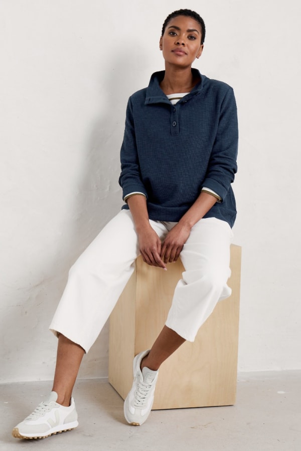 Seasalt Last Boat Sweatshirt - Maritime