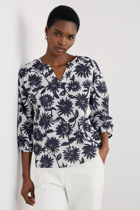 Seasalt Streamlet Swing Top - Daisy Shadow Chalk