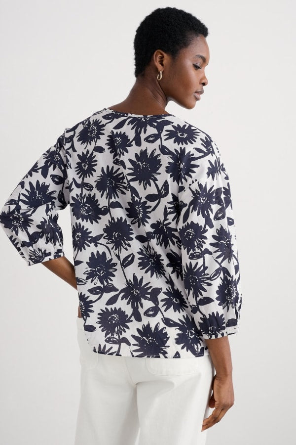 Seasalt Streamlet Swing Top - Daisy Shadow Chalk