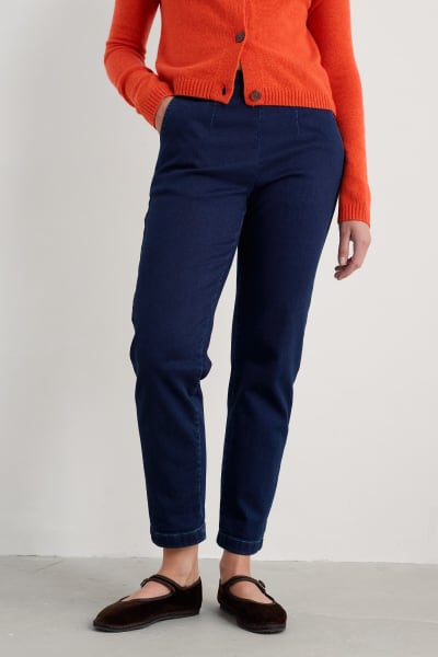 Seasalt Waterdance Trouser - Dark Indigo Wash