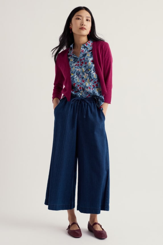 Seasalt Vanessa Cardigan - Dark Freesia