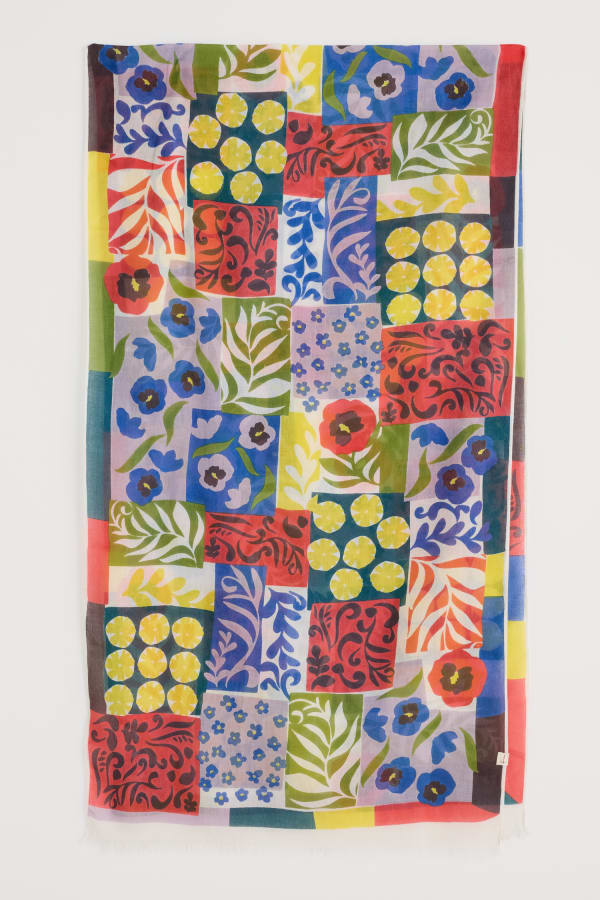 Seasalt May Garland Scarf - Headland Patchwork Mix