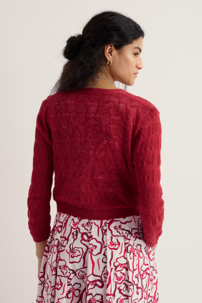 Seasalt Sweet Day Cardigan - Boat Red