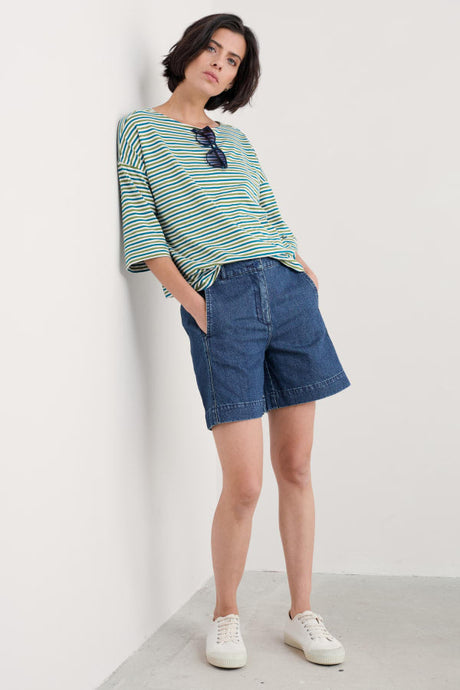 Seasalt Tremayne Quay Top - Pellitras Dark Citron