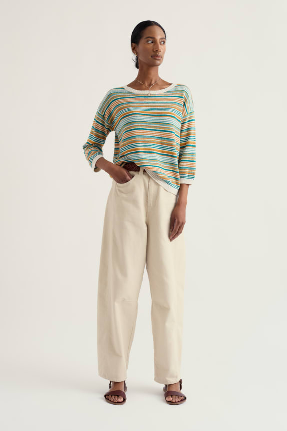 Seasalt Knavock Jumper - Dittany Amber Multi*