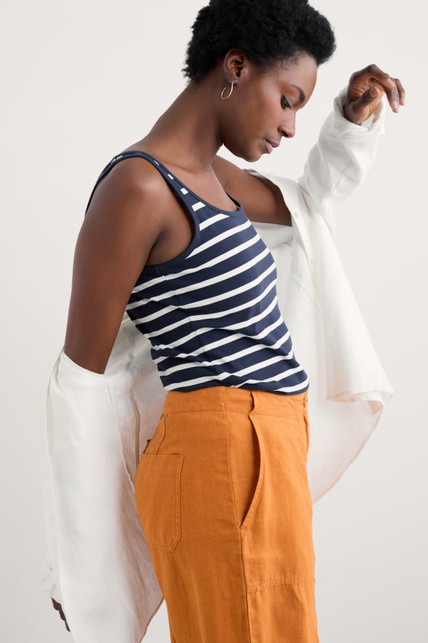 Tidal Drift Vest - Breton Maritime Chalk